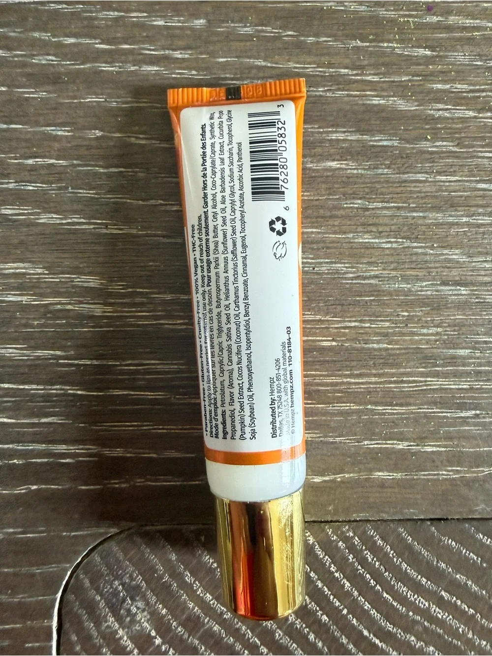 New Hempz Spiced Pumpkin Pie Lip Balm